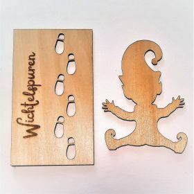 Christmas Gnome Footprint Template Set