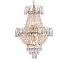 Gold Crystal Chandeliers,Large Contemporary Luxury Ceiling Lighting for Living Room Dining Room Bedroom Hallway