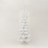 7.5FT White Slim Artificial Christmas Tree Includes Foldable Metal Stand