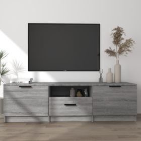 TV Cabinet Gray Sonoma 55.1"x13.8"x15.7" Engineered Wood