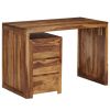 Writing Table Solid Sheesham Wood 43.3"x21.7"x29.9"