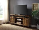 Bellarosa TV Stand; Rustic Oak 91610