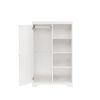 PRACTIACAL SIDE CABINET WITH 1 DOOR AND SHELF FOR WHITE COLOR