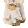 [only for pickup with a prepaid label]Three Members Family Sculpture Creative Family Figurines Resin Loving Family Statue Decor