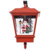 Christmas Wall Lamp with LED Lights and Santa Red 15.7"x10.6"x17.7"