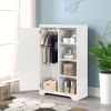 PRACTIACAL SIDE CABINET WITH 1 DOOR AND SHELF FOR WHITE COLOR