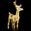 Christmas Reindeers 6 pcs Warm White 240 LEDs Acrylic