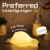 Papa Bear Silicone Lamp Cute Cartoon Polar Bear Pat Pat Small Night Light Bedside Cartoon LED Desk Lamp