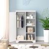 PRACTIACAL SIDE CABINET WITH 1 DOOR AND SHELF FOR WHITE COLOR