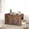 Multipurpose Wooden Side Table And Hidden Cabinet Cat Furniture