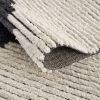 Amanda Black & Ivory Modern Area Rug