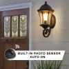 Outdoor Waterproof Glass Retro Wall Lamp