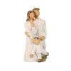 [only for pickup with a prepaid label]Three Members Family Sculpture Creative Family Figurines Resin Loving Family Statue Decor