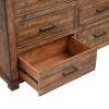 Rustic Reclaimed Solid Wood Framhouse 6 Drawers Wider Dresser(OLD SKU:WF197199AAD)