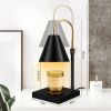 Candle Warmer Lamp with Timer, Dimmable and Adjustable Height, Wooden Base