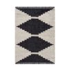 Amanda Black & Ivory Modern Area Rug