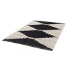 Amanda Black & Ivory Modern Area Rug