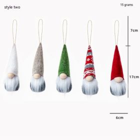 Christmas Variety Of Wool Small Ornaments (Option: Style 2)