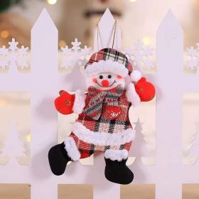 Christmas Tree Accessories Fabric Little Doll Pendant (Option: BC59 B)