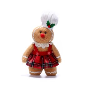 New Christmas Decoration Gingerbread Man Doll (Option: Women)