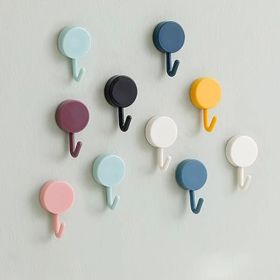 Hook Strong Adhesive Sticking Wall Hanging Kitchen Innovative Cute (Option: Random 10pc)