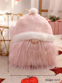 Cute Elk Santa Claus Prop Decoration (Option: Pink Old Man)