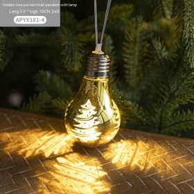 Christmas Ball Decorations Creative Christmas Tree Electroplating (Option: Golden Christmas Tree 24G)