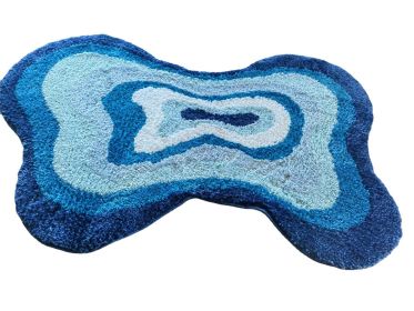 Cartoon Absorbent Bathroom Mat Carpet (Option: Encrypted Flocking 2-50x80cm)