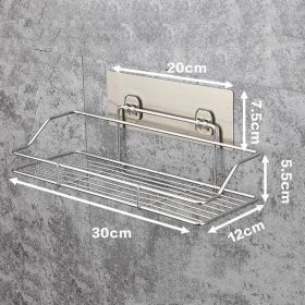 Stainless Steel Bathroom Rack Punch-free Kitchen (Option: M-M-Default Item)