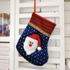 Fashion Personalized Christmas Socks Gift Bag (Option: Elderly)