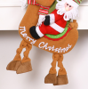 Large 27*58cm Christmas socks gift bag decoration socks elderly socks pendant children's candy bag