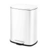 13.2 Gallon Trash Can, Rectangular Step On Kitchen Trash Can