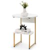 Living Room Bedroom Decor Mobile Sofa End Side Table