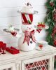 Snowman Santa Claus Snack Tray Snack Rack