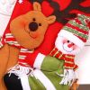 Large 27*58cm Christmas socks gift bag decoration socks elderly socks pendant children's candy bag