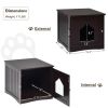 Modern Design Weatherproof Multi-Function Cat House Sidetable Nightstand