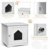 Modern Design Weatherproof Multi-Function Cat House Sidetable Nightstand