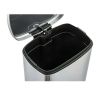 Rectangular Step Garbage Can 3 Piece Combo, 13.2 gal , Two 1.3 gal, Stainless Steel