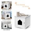 Modern Design Weatherproof Multi-Function Cat House Sidetable Nightstand