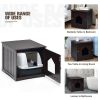 Modern Design Weatherproof Multi-Function Cat House Sidetable Nightstand