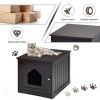 Modern Design Weatherproof Multi-Function Cat House Sidetable Nightstand