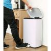 13.2 Gallon Trash Can, Rectangular Step On Kitchen Trash Can