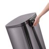 13.2 Gallon Trash Can, Rectangular Step On Kitchen Trash Can