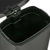 13.2 Gallon Trash Can, Rectangular Step On Kitchen Trash Can