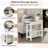 Living Room Bedroom Decor Mobile Sofa End Side Table