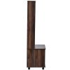 Hall Tree with 4 Hooks , Coat Hanger, Entryway Bench, Storage Bench, 3-in-1 Design, 40INCH, for Entrance, Hallway