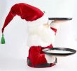 Snowman Santa Claus Snack Tray Snack Rack