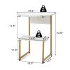 Living Room Bedroom Decor Mobile Sofa End Side Table