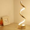 Nordic Style Acrylic Decorative Lamp LED Spiral Table Lamp Simple Modern Personality Art Net Red Table Lamp