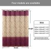 Muwago Luxury Royal Scroll Style Shower Curtain Colorful Waterproof Mildew Proofing Fabric Bathing Cover Aethetic Bathroom Decor